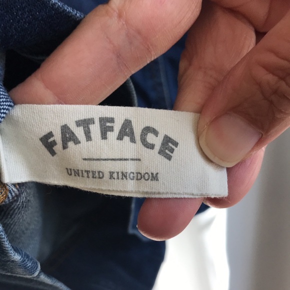 Fat Face Denim Blue Jean Jumper Dress size 14 - Picture 6 of 12